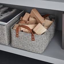 kiva foldable bin with handles the