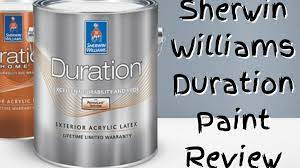 sherwin williams duration paint review
