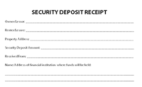 Deposit Receipt Template Creating Deposite Receipts Free