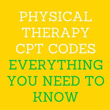 physical therapy cpt codes