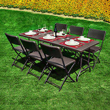 up to 6 plastic table chair sets
