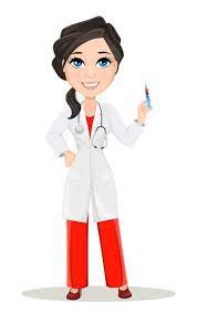 female doctor cartoon vector images