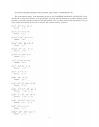 Solving Higher Degree Polynomial