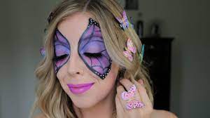 colorful erfly makeup halloween