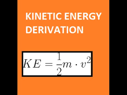 Derivation Of Kinetic Energy Equation