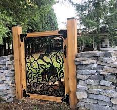 Wood Frame Gate For Yard 4x4