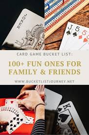 card game bucket list 100 fun ones to
