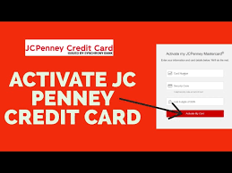 jc penney credit card activation