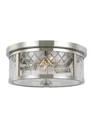 The alisia semi flush mount ceiling light by huxe elevates interiors with a sleek industrial edge. Generation Lighting Af1072pn Polished Nickel Alec 2 Light 13 Wide Flush Mount Drum Ceiling Fixture Lightingdirect Com