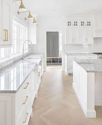 «stunning light grey kitchen with wood worktops. How To Style Marble Laminate Worktops Solid Wood Kitchen Cabinets Blog