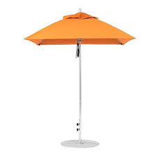 Square Fiberglass Market Umbrella 6 5