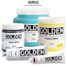golden heavy body acrylic paints