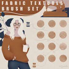 free fabric texture brushes