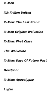 And it can all get a bit confusing. X Men Movie Order Marvel Movies In Order All Marvel Movies Xmen Movies In Order