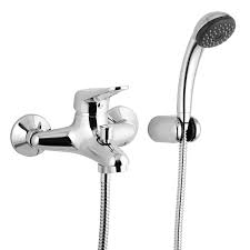 Wall Mount Tub Faucet With Hand Shower