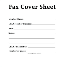 Word Fax Cover Page Templates Template Ms Microsoft 2007