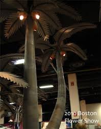 Metal Palm Tree With Coconut Lights