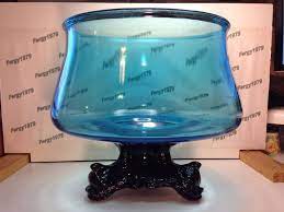 rare tiffin fish globe bowl very large