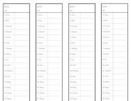 Student Checklist Templates Editable