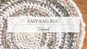 how to make an easy rag rug you