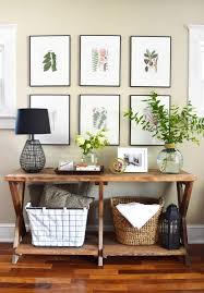 Entry Table Decoration Ideas For A