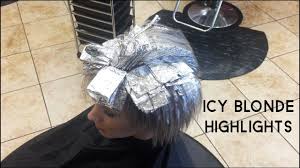 Short haircut is done to save time for other activities. Icy Blonde Highlights Short Hair Youtube