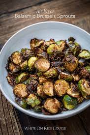 air fryer brussels sprouts with