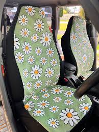 Flower Power Car Seat Covers Retro Car