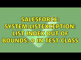 sforce system listexception list