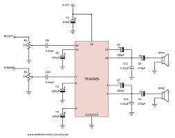 audio lifier circuit diagram