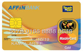 Reload now and purchase these limited edition f1 cards for only rm10 each! Bolehcompare Affin Bank Touch N Go Mastercard Gold
