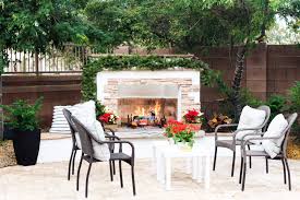 Our Outdoor Fireplace At