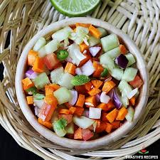 vegetable salad recipe swasthi s recipes