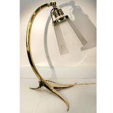 Milk Glass Shade Table Lamp 1910