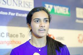 The indian athlete will go up against japanese player. P V Sindhu She Came She Saw She Conquered Telegraph India