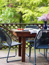 Navy Blue Outdoor Dining Chairs