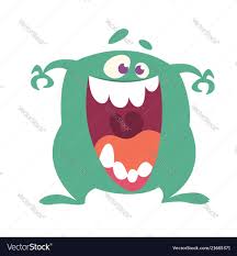 big mouth laughing vector image