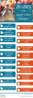 20 uses for apple cider vinegar