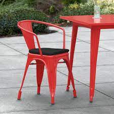 Alloy Series Ruby Red Outdoor Arm Chair