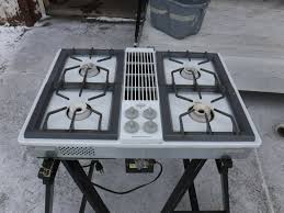 Please note, this is an item that may be especially difficult to move and/or transport. Jenn Air Cvg4280w Downdraft Gas Cooktop For Sale Online