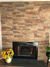 Edie S Home Fireplace Accent Wall Ideas