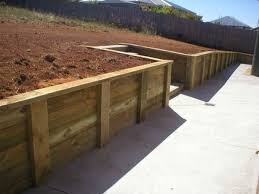 Wooden Retaining Wall Pictures Garden