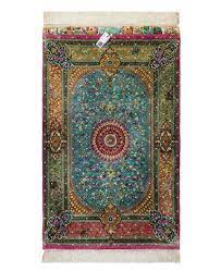 qom hand woven silk carpets persian