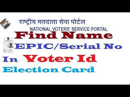 in voter id election card