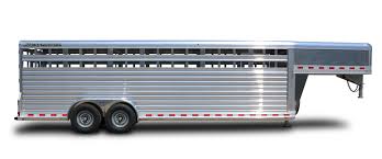gooseneck stock aluminum trailer