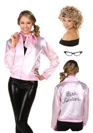 women s grease pink las jacket and