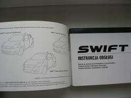 SUZUKI SWIFT IV instrukcja Suzuki Swift 2010-2017 - 7712646849 - oficjalne  archiwum Allegro