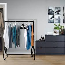 The majority of our clothes rails come with a shoe rack which is very convenient for storing. 4ft Junior Black Heavy Duty Clothes Rail Displaysense