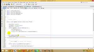 update the data in java netbeans id