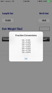 Fish Weight Calculator By Scott Kehrberg